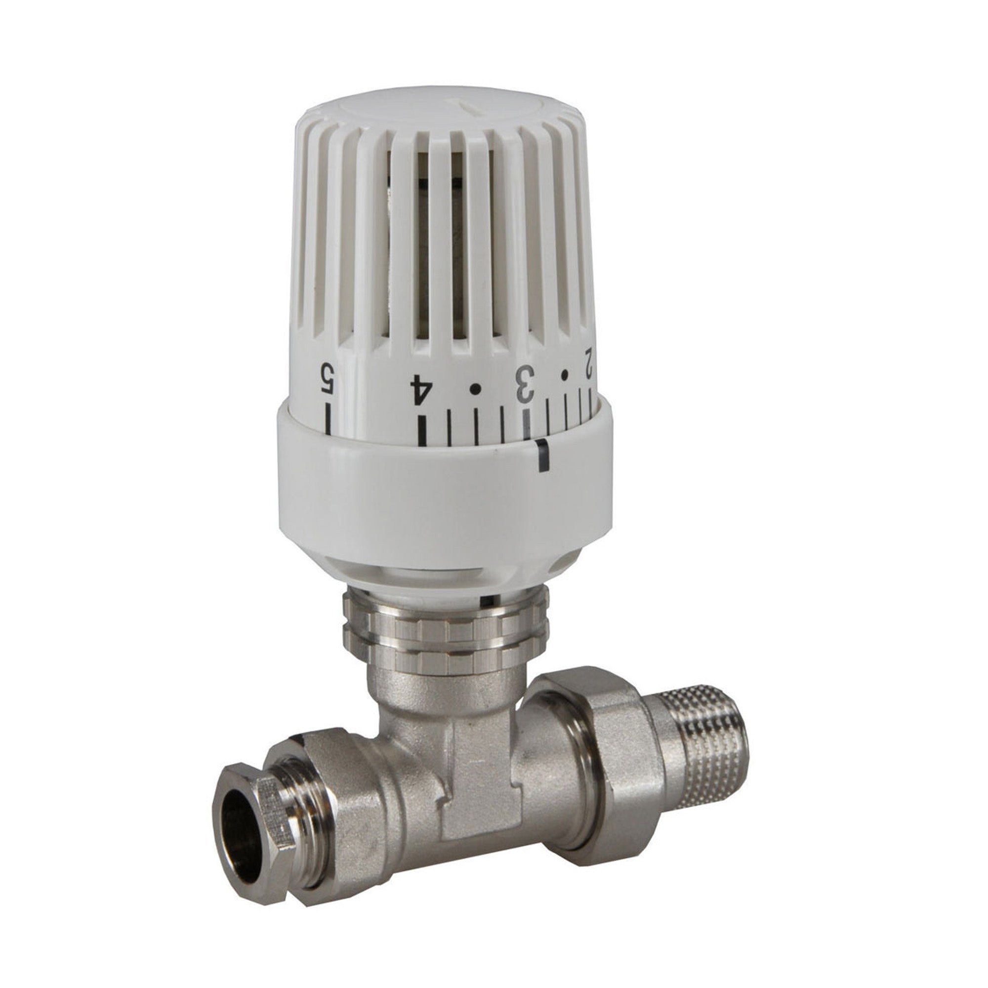 thermostatische radiatorventiel 1/2''x15mm recht Hoofdafbeelding