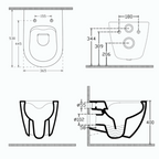 Isvea Infinity Hangtoilet - Terrazzo