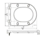 Wandcloset Wiesbaden Vesta Mat Zwart – Rimless Toilet met Tornado Flush, Softclose & Quickrelease Zitting