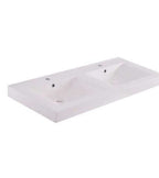 Sigid Badkamermeubelset Wiesbaden 120x46x58 cm MDF Hoogglans Wit (2 Kraangaten, 4 Laden)